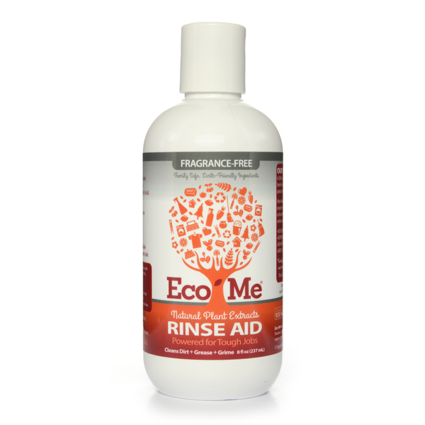 Eco Me Auto Dishwasher Rinse Aid, Fragrance-Free 8 oz., PK6 ECOM-ARFF08-06